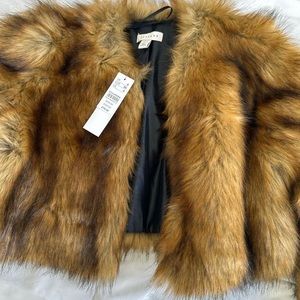 Topshop Fur Coat